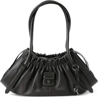 Marc Jacobs Tassen, Dames, Grijs, ONE Size, Leer, Cristina Small Satchel