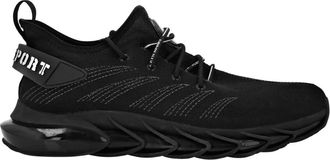 Plein Sport Runner Sneaker - unisex - Hardloopschoenen - Zwart - 43 EU - Polyester - Fitness