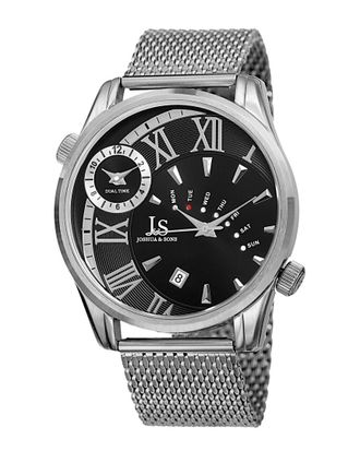 Joshua & Sons Mens Stainless Steel Watch