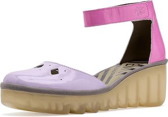 FLY London Boij626fly Womens Sandals Lilac/Pink : EU 41 (US Womens 10-10.5) M, Leather