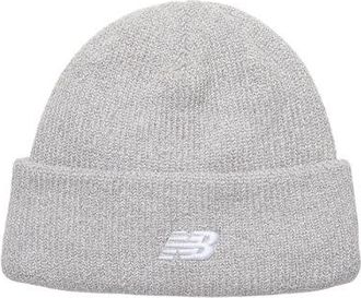 New Balance Unisex 47 Cuff Knit Hat en Gris, Nylon, Talla OSZ