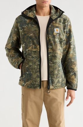 Carhartt Work in Progress Blevin Fleece Jacket in Camo Combi Green at Nordstrom, Size Medium
