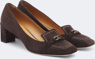 Tod's T Timeless suede pumps
