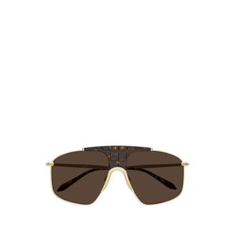 Alaia Brown Lens Pilot Sunglasses