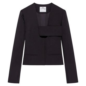 Courr&egrave;ges Dames, Jassen, Zwart, Maat: XS Wol