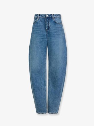 Alaia Jeans in blue denim - ALAIA - gender_Woman