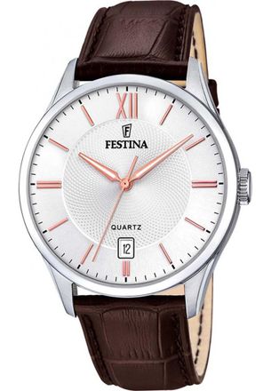 Festina F20426-4 Mens Classic Watch - Silver - One Size