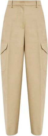 Givenchy Cotton And Wool Cocoon Trousers With Pockets Clothing