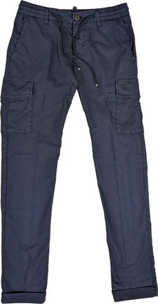 Mason's Navy Cargo Jogger Broek - Heren - Slim Fit Broeken - Blauw - M - Katoen - Broeken
