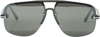 Tom Ford Mens Hugo-02 FT1003 51B Black Sunglasses Metal - One Size