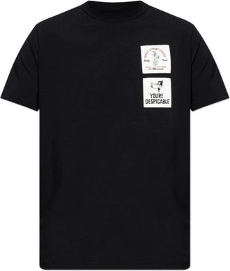 Iceberg Daffy Coyote Tee - Heren - T-shirts - Zwart - S - Tops