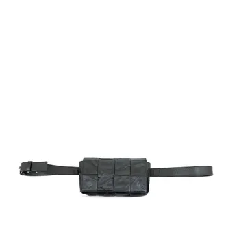 Bottega Veneta Pre-owned Bottega Veneta Paper Calfskin Intrecciato Cassette Belt Bag Ladies 2EF9IR57DXQMFSA1