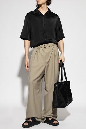 Jil Sander Short-sleeve Shirt, Mens, Black