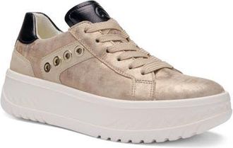 Ara Meridian Platform Sneaker in Shell/Beach/Black at Nordstrom, Size 6.5