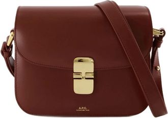 A.P.C. Cross Body Bags, female, Brown, Size: ONE SIZE Grace Small Bag