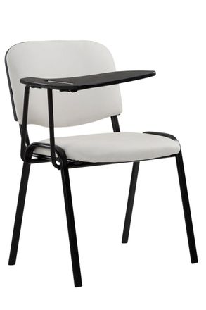 Clp Silla Conferencia Ken Con Mesa Plegable Blanco