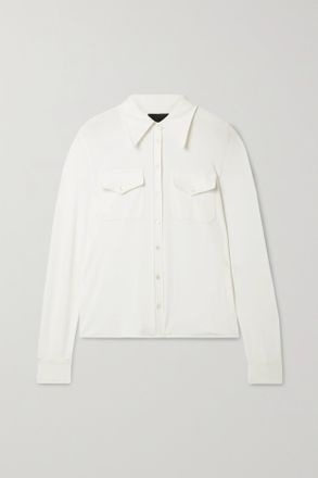 Nili Lotan Camicia In Jersey Aveline - Avorio