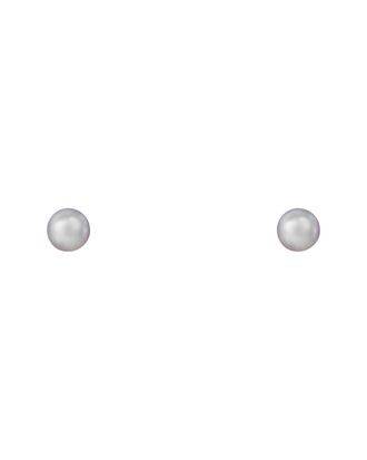 Splendid Pearls 14K 4-4.5Mm Pearl Earrings