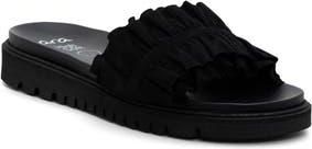Ara Keyes Slide Sandal in Black at Nordstrom Rack, Size 6-6.5Us / 36Eu