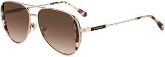 Kate Spade New York 53mm aviator sunglasses in Rose Gold at Nordstrom Rack