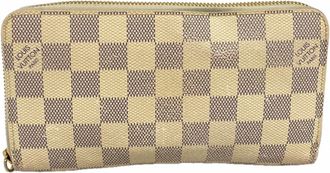 Louis Vuitton White Long Wallet (Bi-Fold) (Pre-Owned)