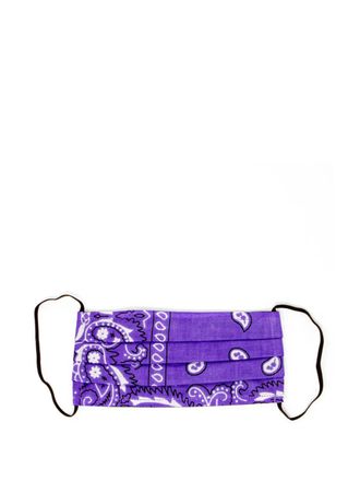 Arizona Love Bandana paisley-print face mask - women - Cotton - One Size - Purple