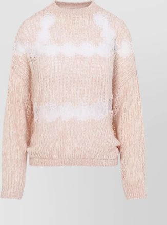 Giambattista Valli textured knit long sleeve top