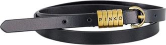 Pinko Cintur&oacute;n Saddle H1.2 - Accessories - Mujer - Negro - XS