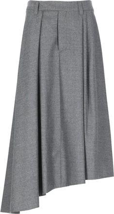 Brunello Cucinelli Mujer, Faldas, Gris, Talla: XS