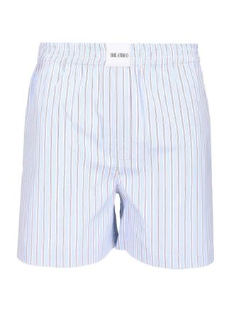 The Attico Cotton Shorts Trousers Light Blue-Donna