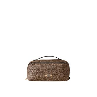Borbonese Beauty Case Medium - - Bags - Donna - Marrone - ONE SIZE