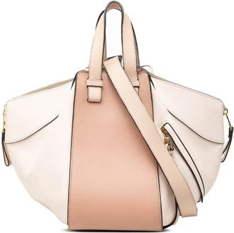 Loewe Pre-owned LOEWE Small Bicolor Leather Hammock Satchel Ladies ZXXJWKY12ULBKWC7