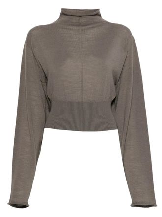 Rick Owens Con high-neck top - Grey