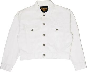 Drew House Cropped Selvedge Trucker Jacket White DR-FW21-003