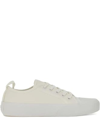 STUDIO NICHOLSON canvas low-top sneakers - unisex - Rubber/Cotton/Cotton - 38 - White