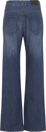 Brunello Cucinelli High-Rise Wide-Leg Denim Jeans - Blue