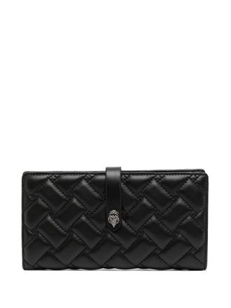 Kurt Geiger quilted leather wallet - Black