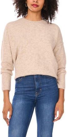 Vince Camuto Exposed Seam Crewneck Sweater in Oatmeal Hthr at Nordstrom Rack, Size Xx-Large