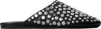 Tory Burch Tory Burch Womens Studded Mules - Black Leather - Size EU 41