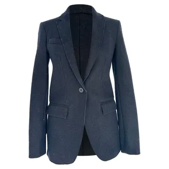 Isabel Marant Single Breasted Blazer in Black Wool
