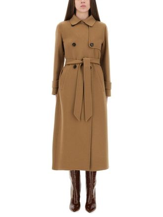 Max Mara Double-Breasted Coat Sem