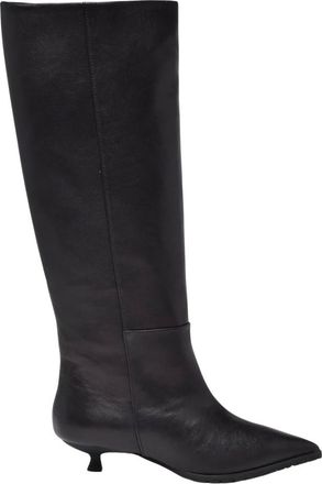 Fratelli Russo Schoenen, Dames, Zwart, 36 EU, Leer, Stivale