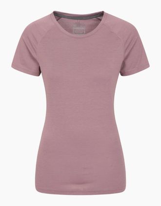 Mountain Warehouse Womens Mountain Warehouse Womens/Ladies Quick Dry T-Shirt - Pink - Size: 16