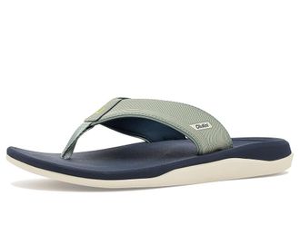 Olukai Ahi Kai Mens Sandals Seagreen/Trench Blue : 12 D - Medium, Synthetic