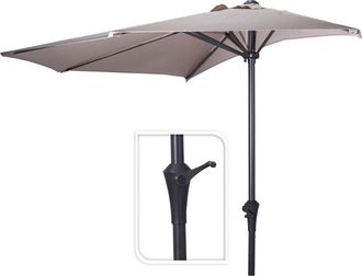 Basics Media Sombrilla Taupe, &Oslash;270 Cm