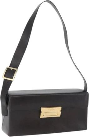 Ferragamo Pre-owned Shoulder Bags, female, Brown, Size: ONE SIZE Pre-owned Shoulder Bag