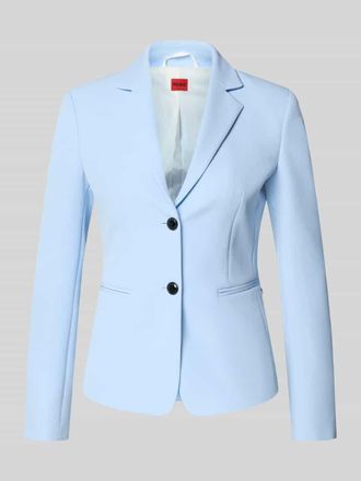 HUGO BOSS Regular Fit Kurzblazer in Hellblau, Gr&ouml;&szlig;e 32