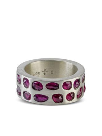Parts Of Four Anello Sistema in argento sterling con rubino