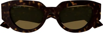 Gucci Sunglasses Gg1421 S 002 Brown/Brown Unisex