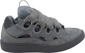 Lanvin Dark Grey Curb Sneakers